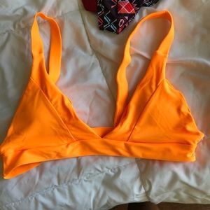 Orange bathing suit top